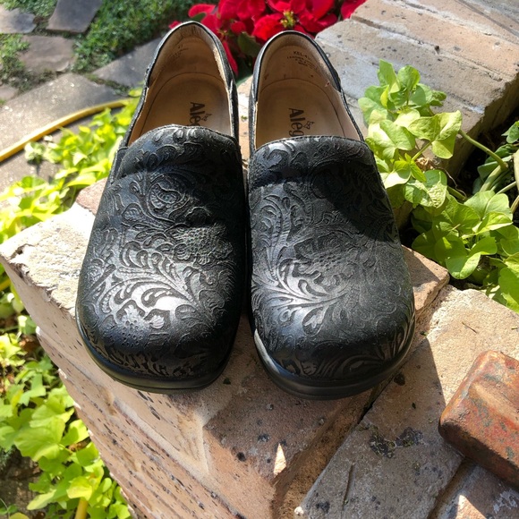 Women’s Algeria Keli Work Black Women’s Slip On in Size 41 US Size 10 - Picture 3 of 8